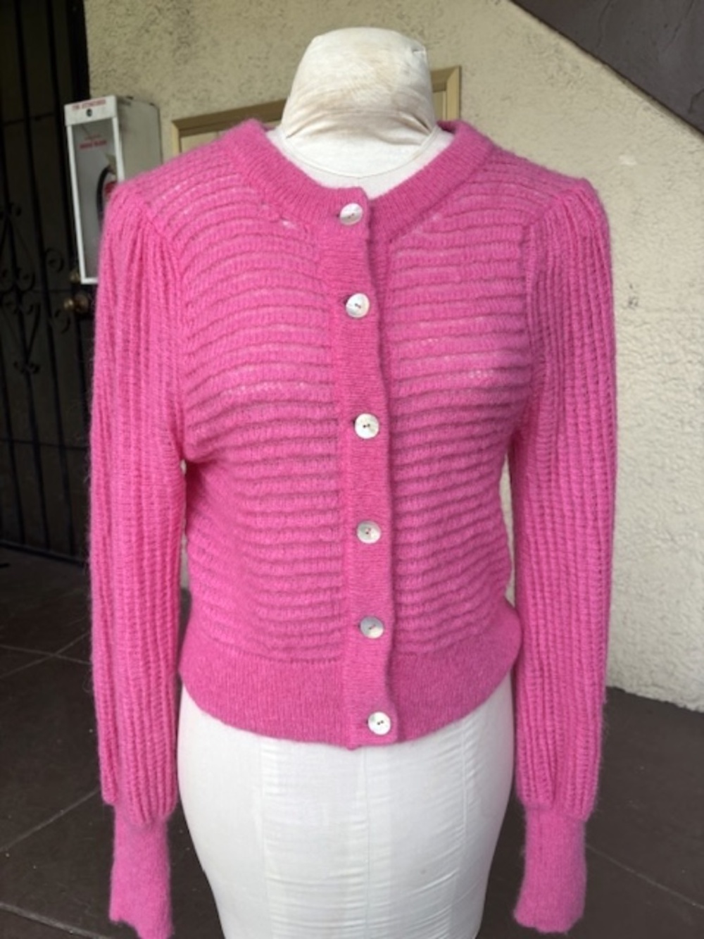$138 WILFRED ARTIZIA Alessia Alpaca/Mohair Cardigan Sweater NWOT/sz S - Picture 7 of 16